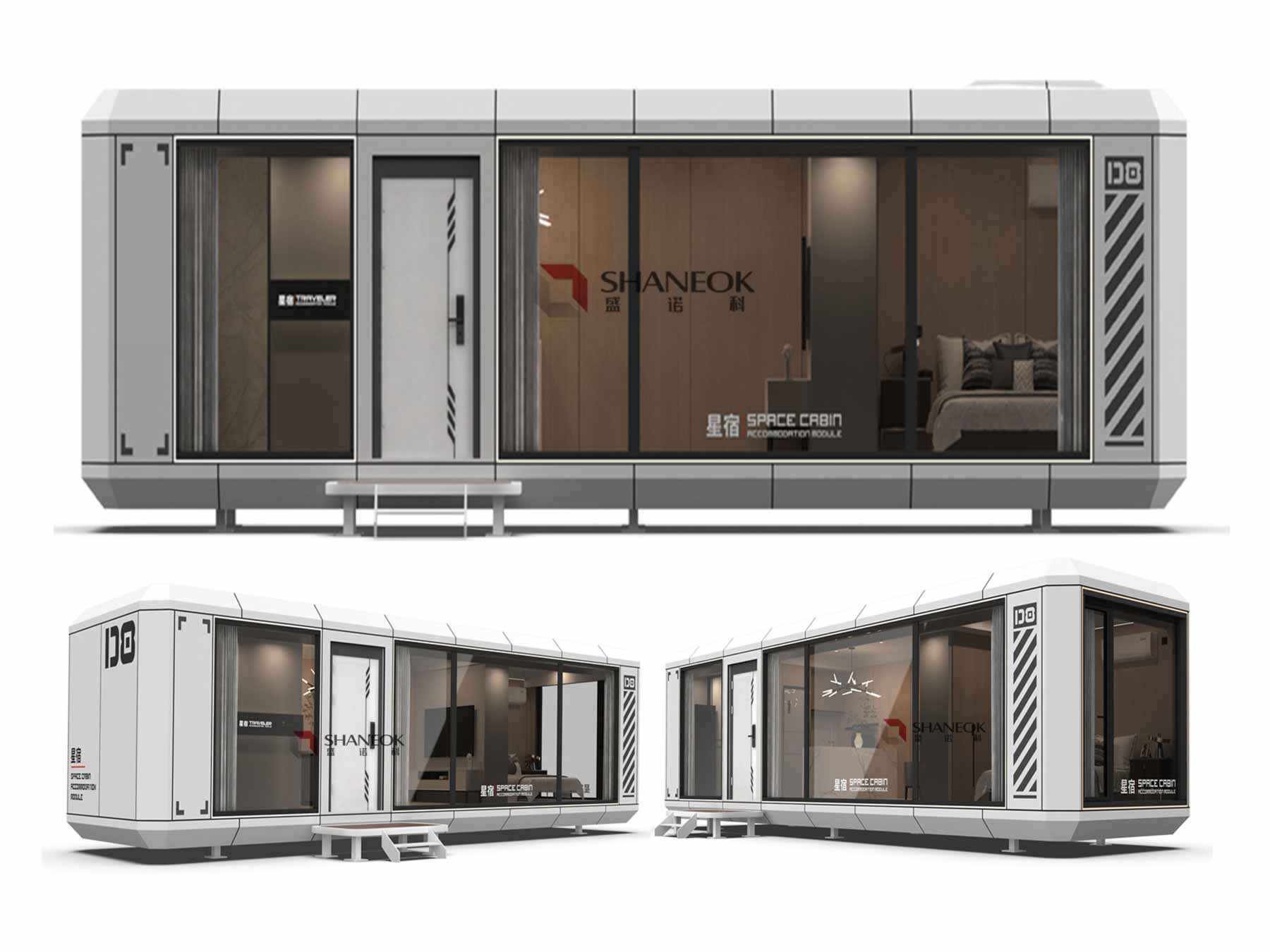 Modern High-Tech Capsule Home